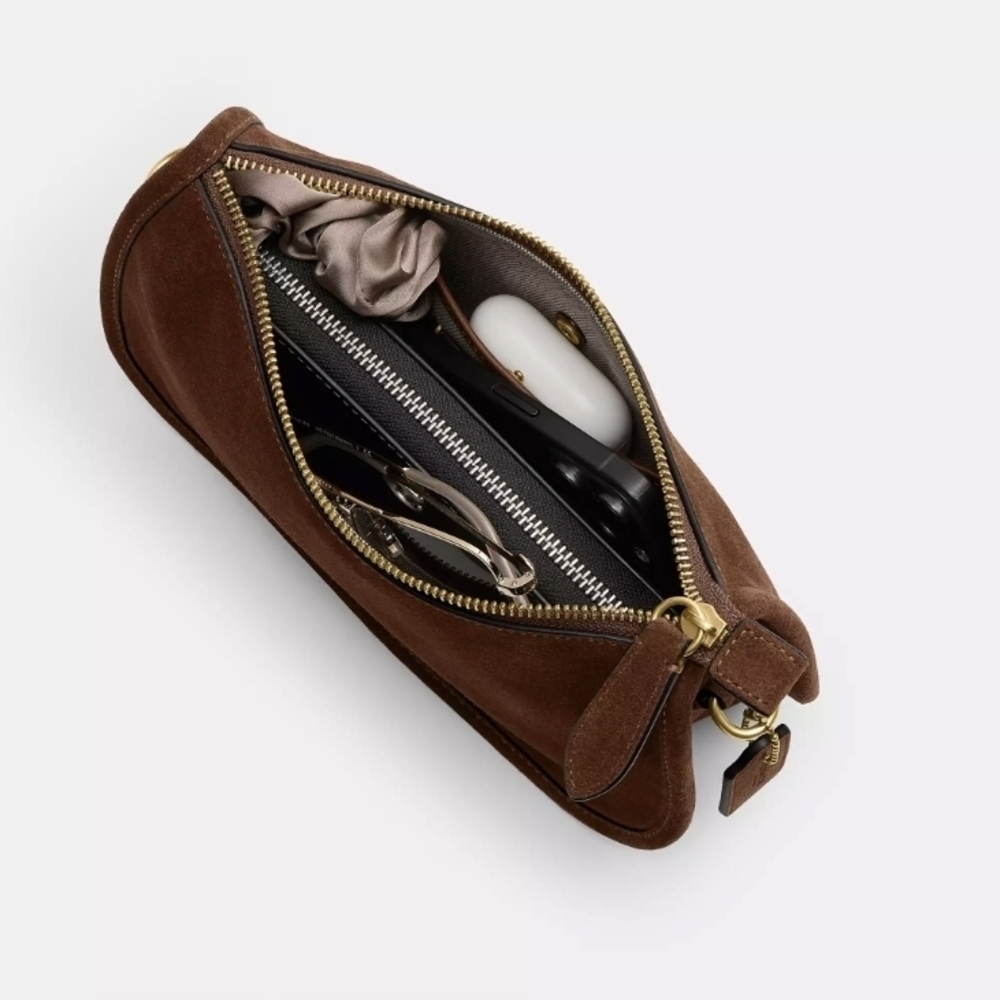 Coach - Waverly Bag - Suede Warm Brown - Picture 6 of 8